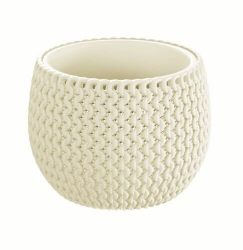 Blomkruka med insats SPLOFY BOWL grädde 14,4 cm