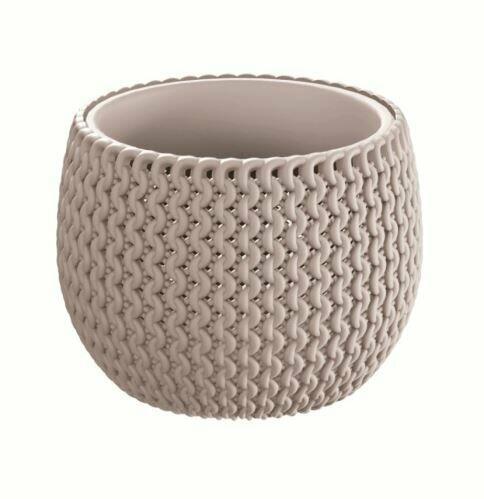 Blomkruka med insats SPLOFY BOWL mocca 18cm
