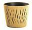 Blomkruka med SANDY ROUND senap 18,9 cm