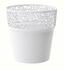 Blomkruka med spets TREE vit 14,5 cm