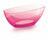 COUBI ORCHID skål rosa transparent 36,0 cm