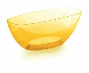 COUBI skål gul transparent 36,0 cm