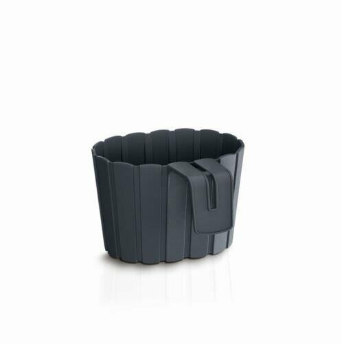 Hängande blomkruka BOARDEE HOOK antracit 19,4cm