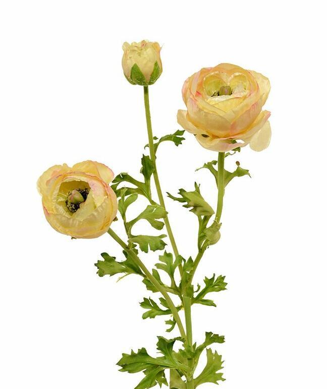 Konstgjord gren Iskerník krämrosa 70 cm