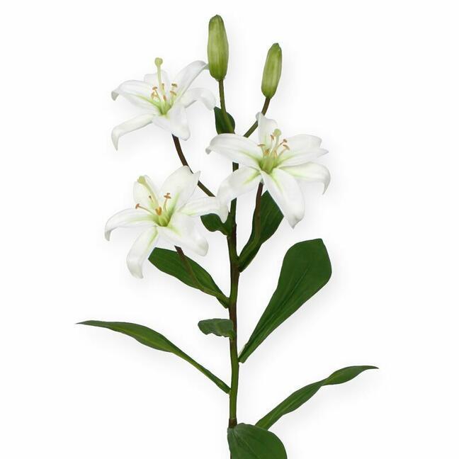 Konstgjord gren Lilja vit 50 cm