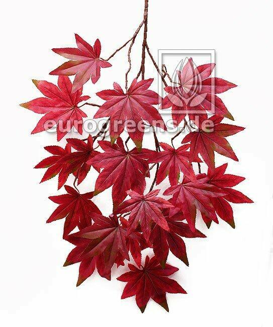 Konstgjord gren Lönn rödbrun 80 cm