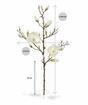 Konstgjord gren Magnolia grädde 100 cm