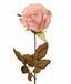 Konstgjord gren Rosa ros 60 cm