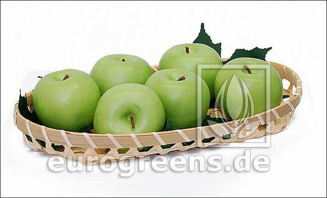 Konstgjord grönt äpple