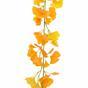 Konstgjord krans Ginkgo gul 190 cm