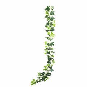 Konstgjord krans Ivy vitgrön 190 cm
