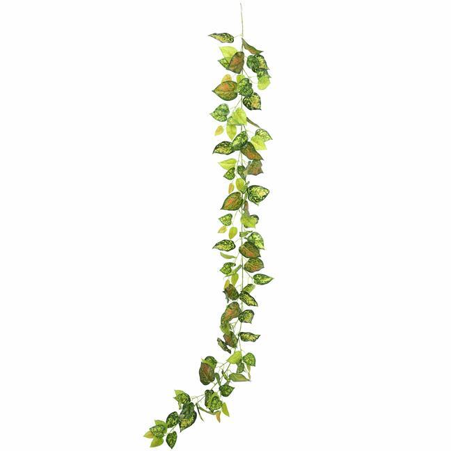 Konstgjord krans Potosovec färgglada 190 cm