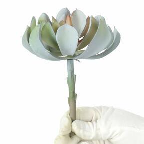 Konstgjord Lotus grå-rosa 14 cm