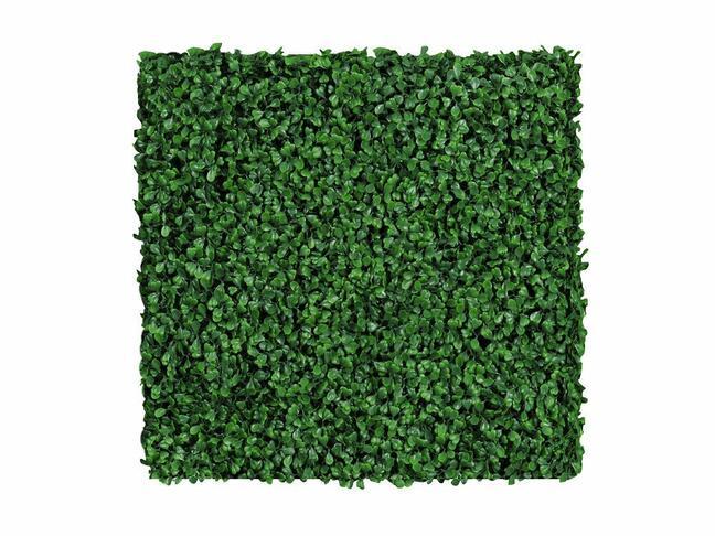 Konstgjord lövpanel Buxus - 50x50 cm