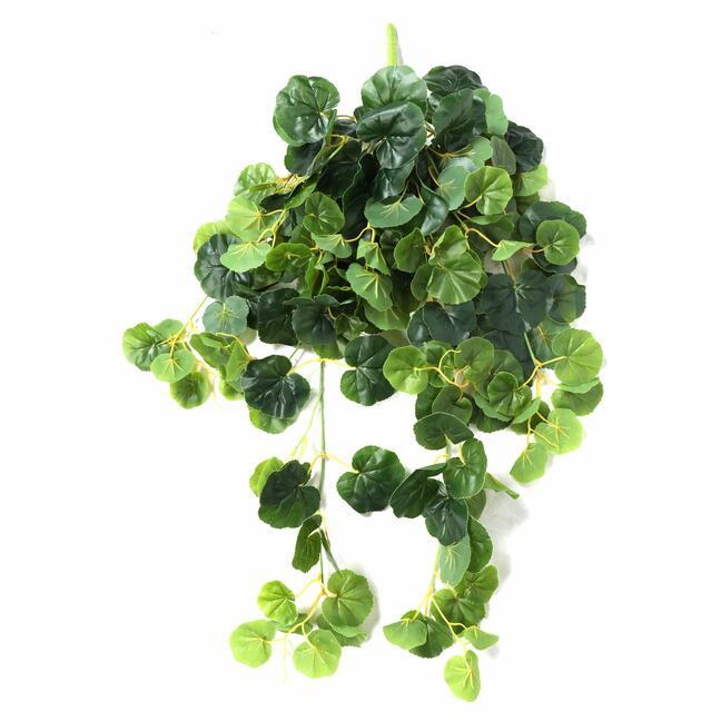 Konstgjord rost Geranium grön 80 cm