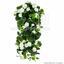 Konstgjord rost Geranium vit 70 cm