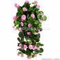Konstgjord tendril Geranium rosa 70 cm