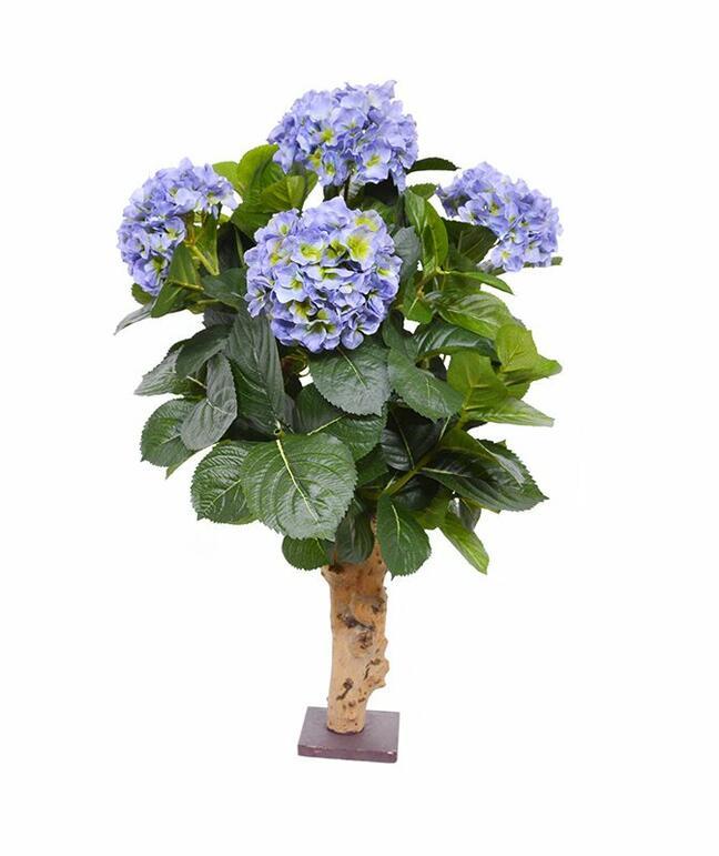 Konstgjord växt Hortensia blå 65 cm
