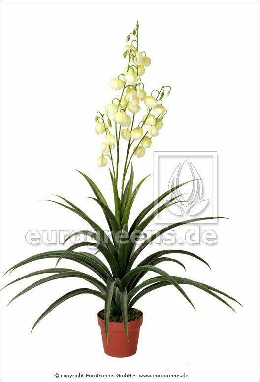 Konstgjord växt Yucca vacker 125 cm