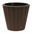 TRÄ blomkruka + brun insättning 34,8 cm
